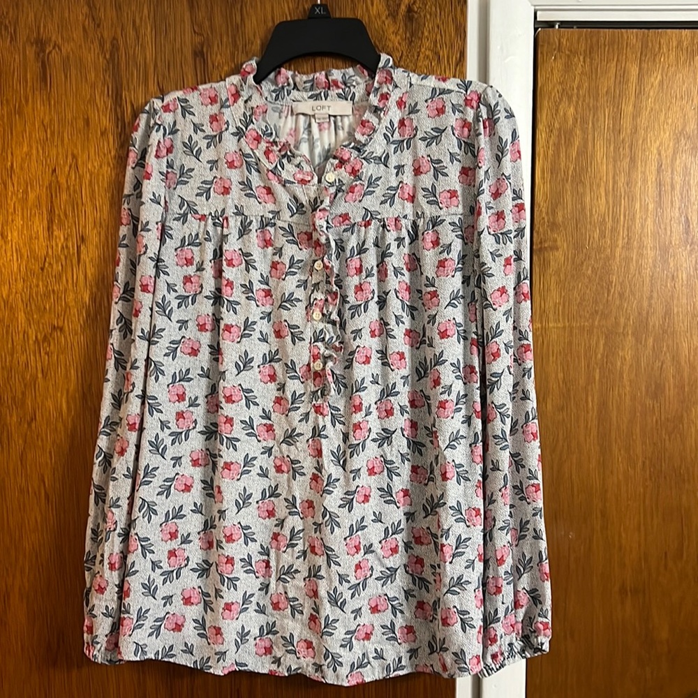 Loft floral blouse
